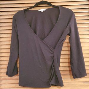 Candies Faux wrap shirt